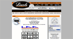 Desktop Screenshot of lincolnautoauction.com